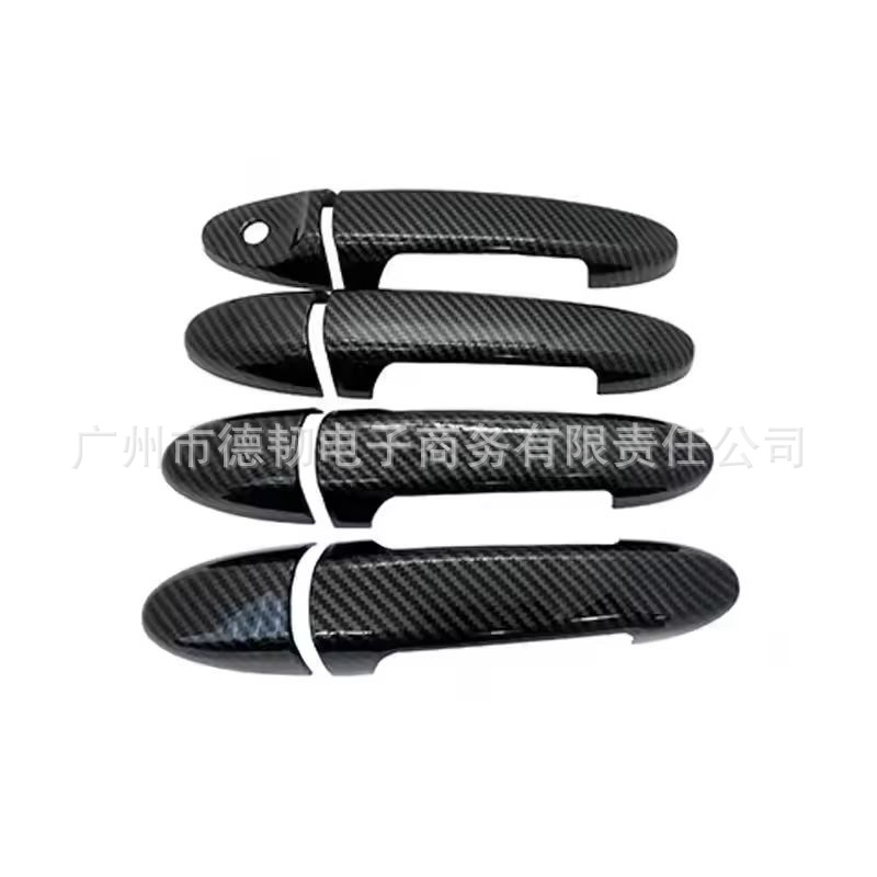 Suitable for 01-12 Ford Escape Mk1 Mk2 Carbon Fiber Pattern Handle Stickers, Ruiji Car Door Handle Decoration