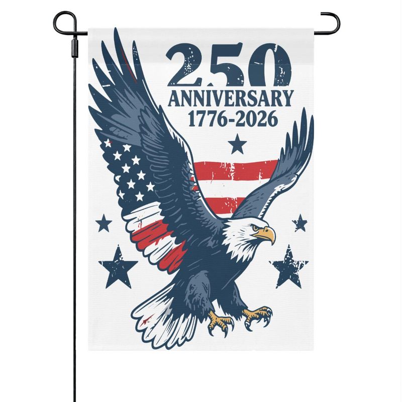 跨境热卖美国250周年花园旗纪念旗帜庭院装饰250 Years America|undefined