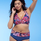 Купальник, 2019, европейский стиль, подходит для полных девушек, большой размер