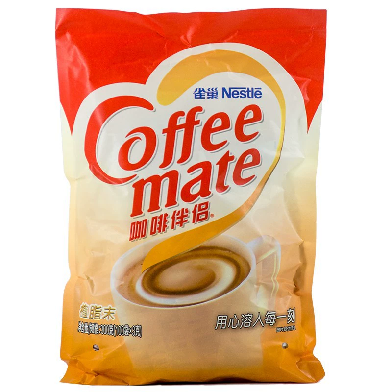 Nestlé Coffee Mate 3 г*100 маленьких пакетиков индивидуальная упаковка мгновенный не молочный кремер для чая кофе индивидуальная упаковка