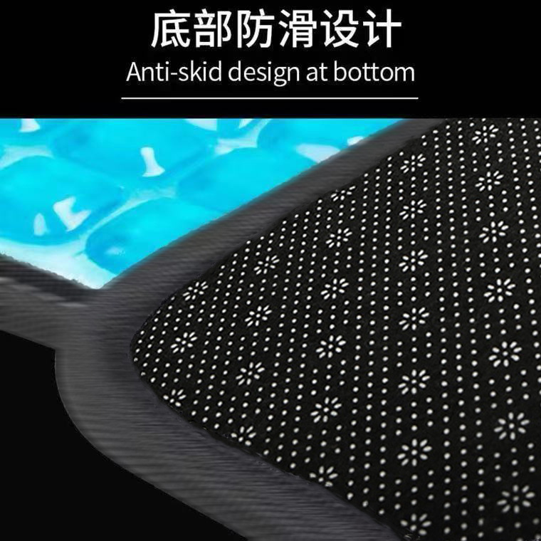 Factory Direct Sales Cross-Mirror Summer Gel Cushion Ice Cushion Car Cooling Cushion Office Butt Cushion Soft Cushion Ice Silk Cooling Cushion
