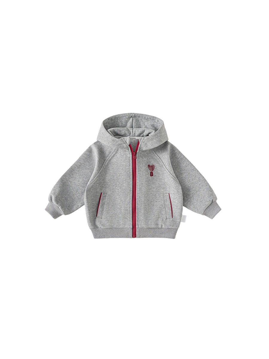 Youbao ropa para niños manga larga para niños nuevos productos de otoño suéter para niños rebeca con capucha estilo de otoño chaqueta de bordado superior para niñas