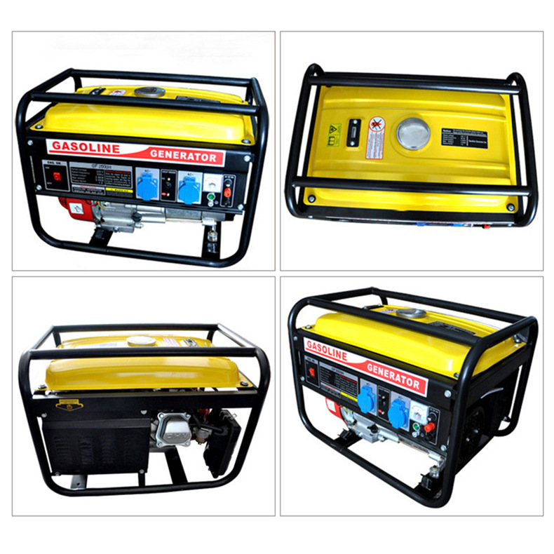 Supply Portable Household Micro 2500W Gasoline Generator 220V Small 2Kw All-Copper 12V Power-Saving Silent