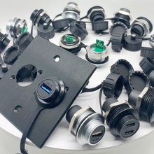 M24�A��RJ45�W����USBĸ��HDMI�����^IP67-Y68��ˮDATA�����B����