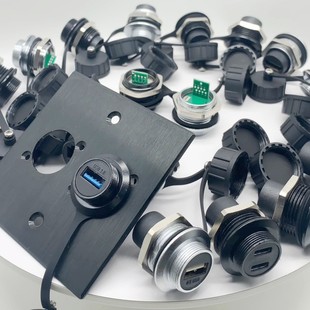M24�A��RJ45�W����USBĸ��HDMI�����^IP67-Y68��ˮDATA�����B����