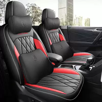 Modelə uyğun (Original) oturacaq örtükləri seat covers, suitable for all - black-red-memory-foam-version-note-the-model-year-rear-seats-fully-covered