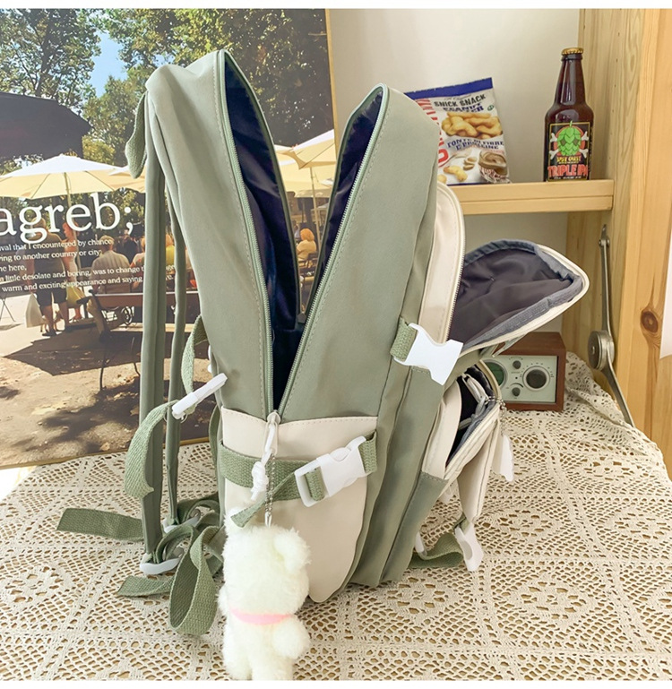 Kleiner und frischer Schulranzen für Damen für Schülerinnen der Mittelstufe, schönes Aussehen, geringes Gewicht_voghion.com