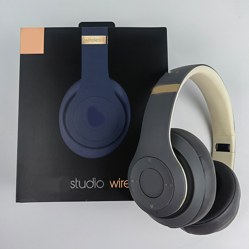 国境を越えた録音師三頭装着式無線bluetoothイヤホンstudio 3 Wireless立体綿弾窓イヤホン|undefined