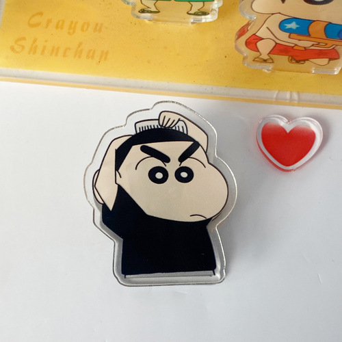 Carefully selected Crayon Shin-chan Acrylic Note Clip Cute Creative Anime Cute Clip Test Paper Organizing Clip Wholesale