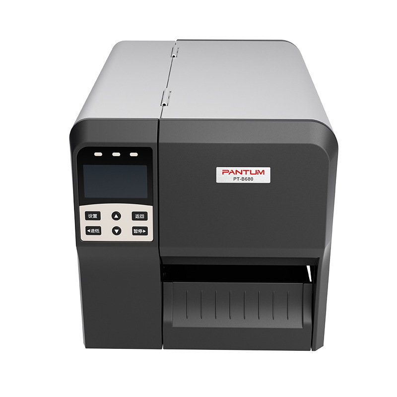 Pentium PT-B680 impresora de código de barras de alta velocidad de transferencia térmica de grado industrial, etiqueta de lavado de joyería de ropa