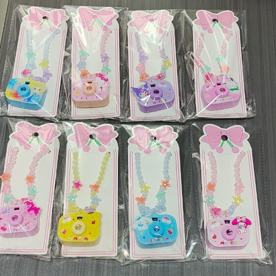 Luminous Necklace Projection Camera Children's Jewelry Bracelet Beaded Pendant Birthday Gift Cute and Creative