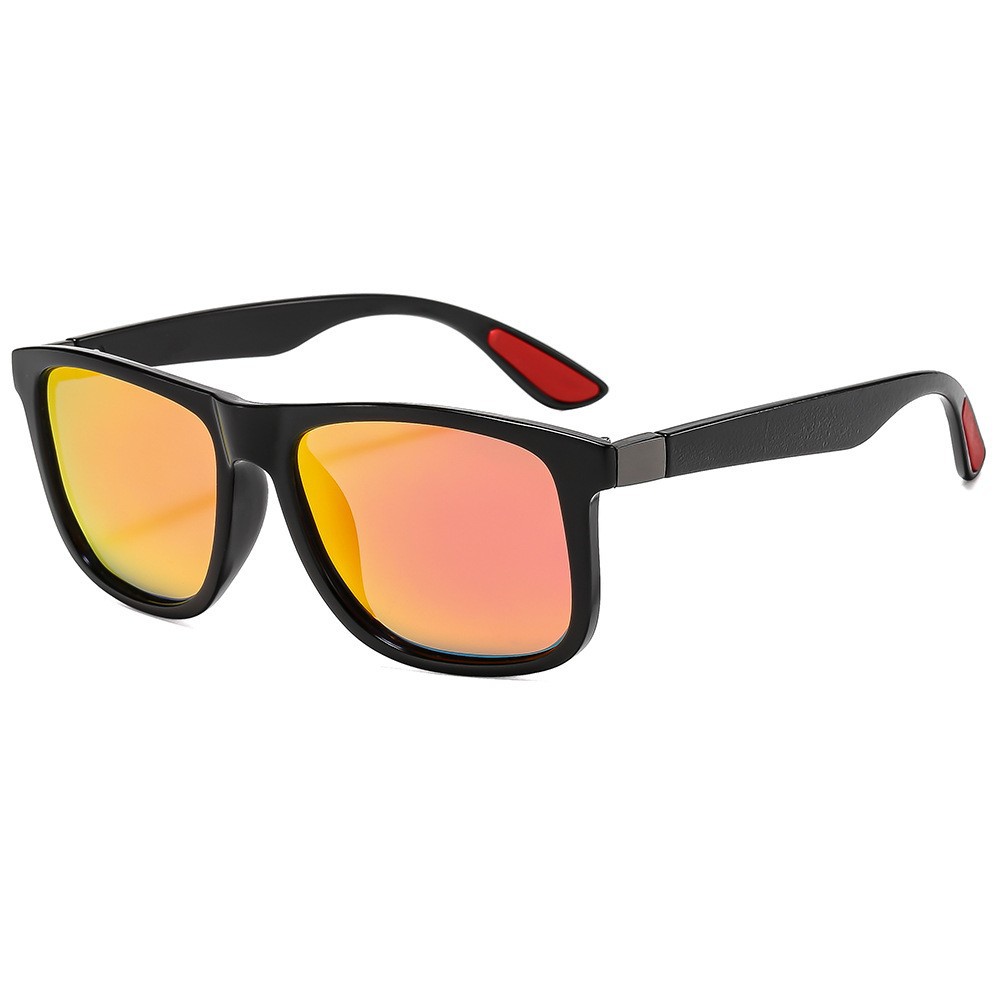 2 bright black frame red film