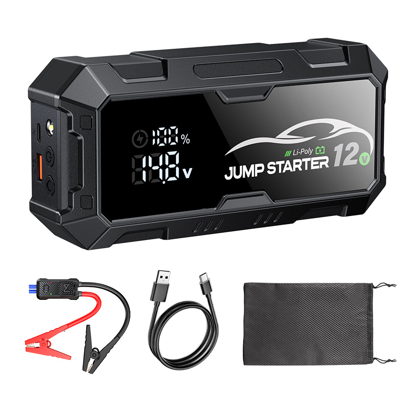 12V Car Emergency Starting Power Supply 1000A Large Capacity Jump Starter with Lighting Function Car Battery Emergency Power Supply