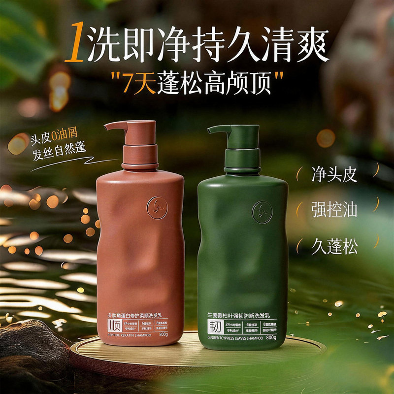 Internet-famous oil-control volumizing shampoo with ginger and arborvitae leaf for dandruff control and itch relief, long-lasting fragrance, wholesale Internet-famous oil-control volumizing shampoo with ginger and arborvitae leaf for dandruff control and itch relief, long-lasting fragrance, wholesale