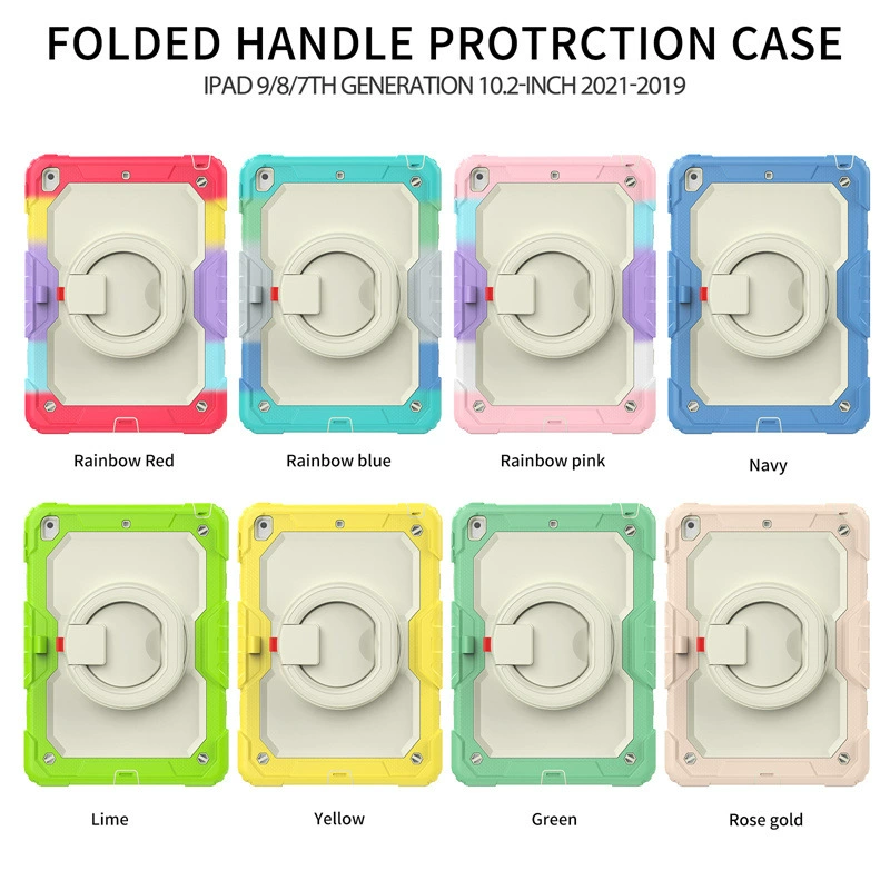 Совместимый чехол для iPad 10.2 Bare Hand Hand Rotor Rotating Rotating PC Skill Flate AIR4 PRO 11 защитный чехол