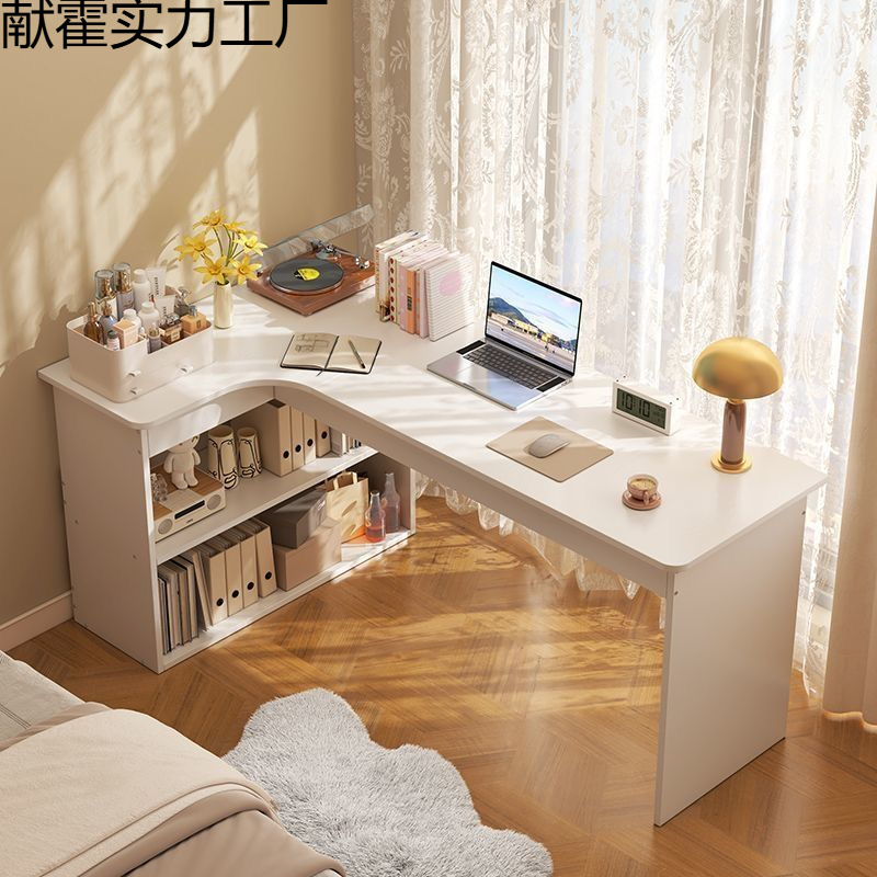 Corner Desk Home Study Table Bedroom Girls Dressing Table Bookcase Integrated Corner Computer Desk Office Desk
