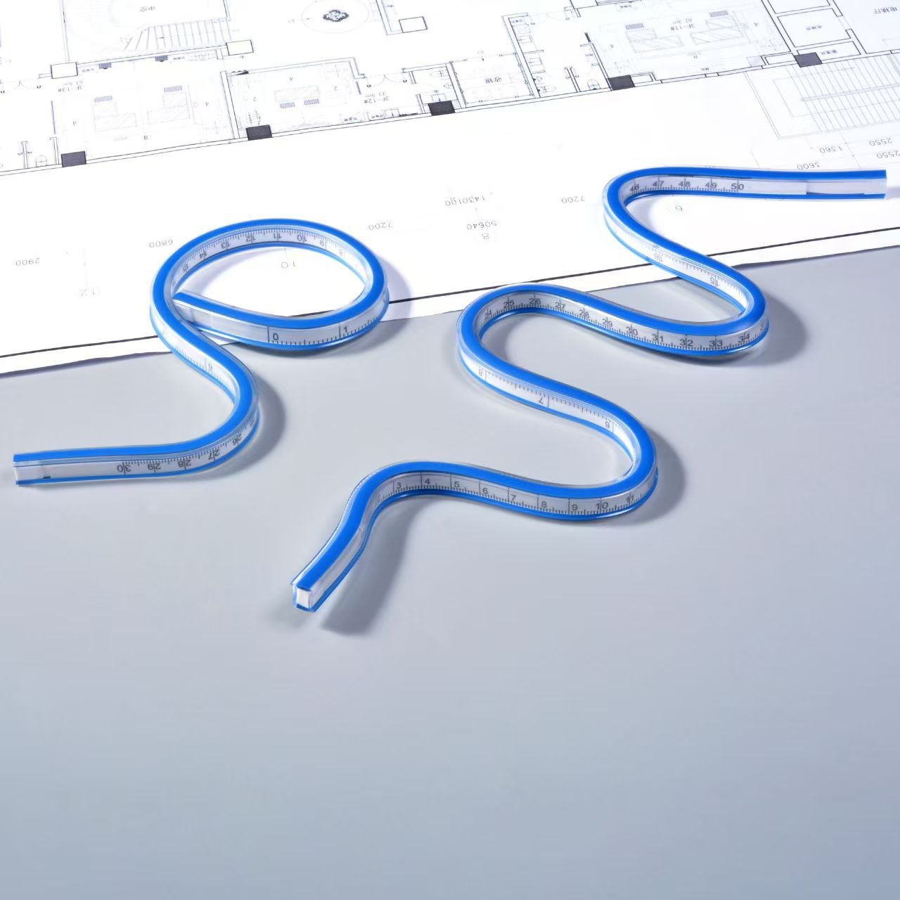 30/40/50/60CM蛇尺  蛇形尺  制版尺 曲线尺 蛇尺 标图软尺现货