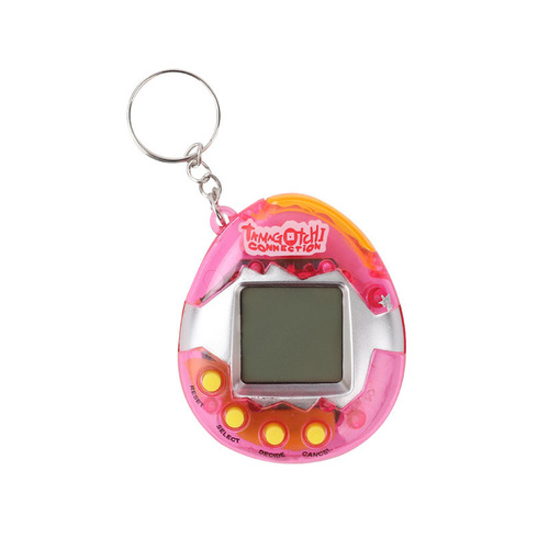 Foreign trade electronic virtual pet machine handheld mini pet development game machine new and unique toy key chain gift