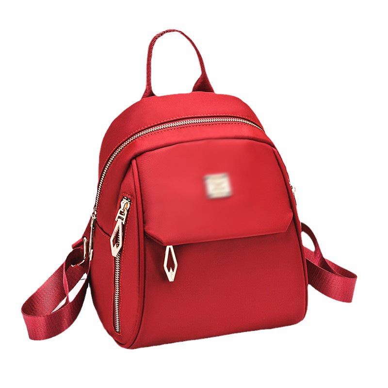 Mochila para mujer, nuevo estilo, para damas de mediana edad, mochila pequeña de viaje de cuero suave, mochila escolar de tela Oxford de doble uso, bolsos de hombro