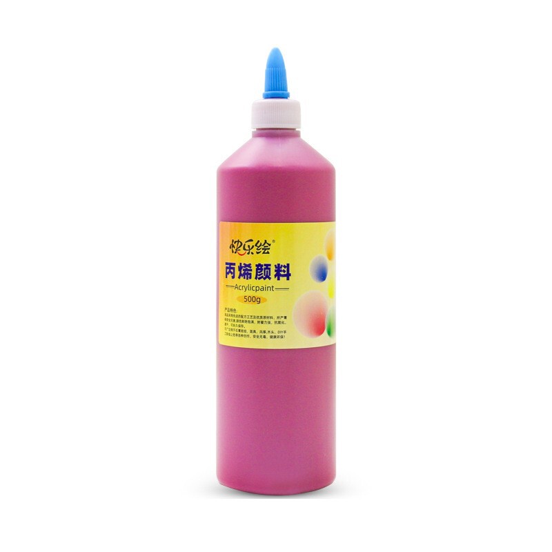 丙烯颜料500g石膏娃娃涂料彩绘摆摊地摊颜料涂鸦上色颜料工厂直发|undefined