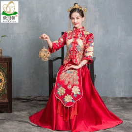 秀禾服;婚纱;晚礼服