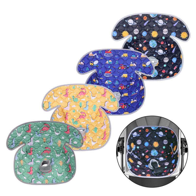 Cross-Border Supply Hot-Selling Popular Children's Seat Cushions Absorb Water and Prevent Dirt, Baby Stroller Cushions, Dining Chair Cushions, Diaper Pads