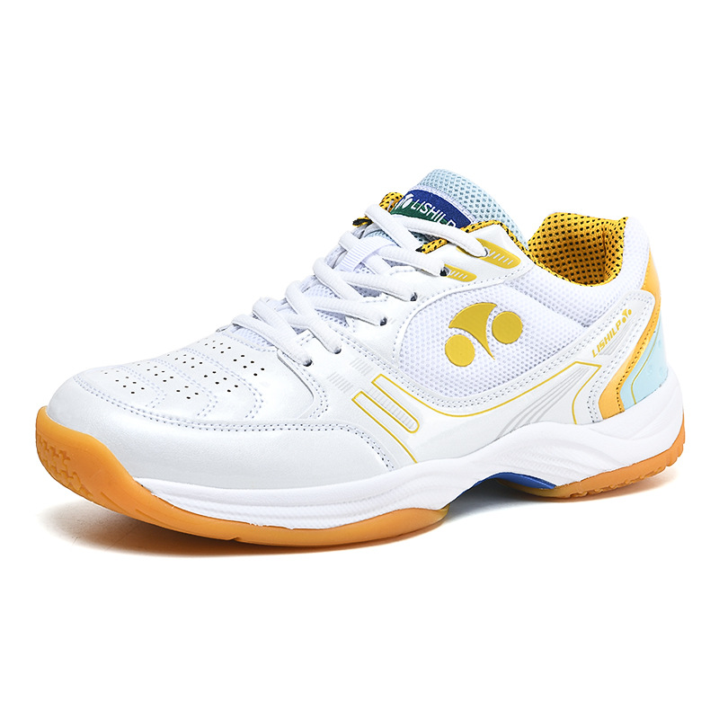 2025 nuevos zapatos de bádminton para hombres y mujeres zapatos de tenis transpirables cordones zapatos de voleibol de pareja zapatos de hombre red directa