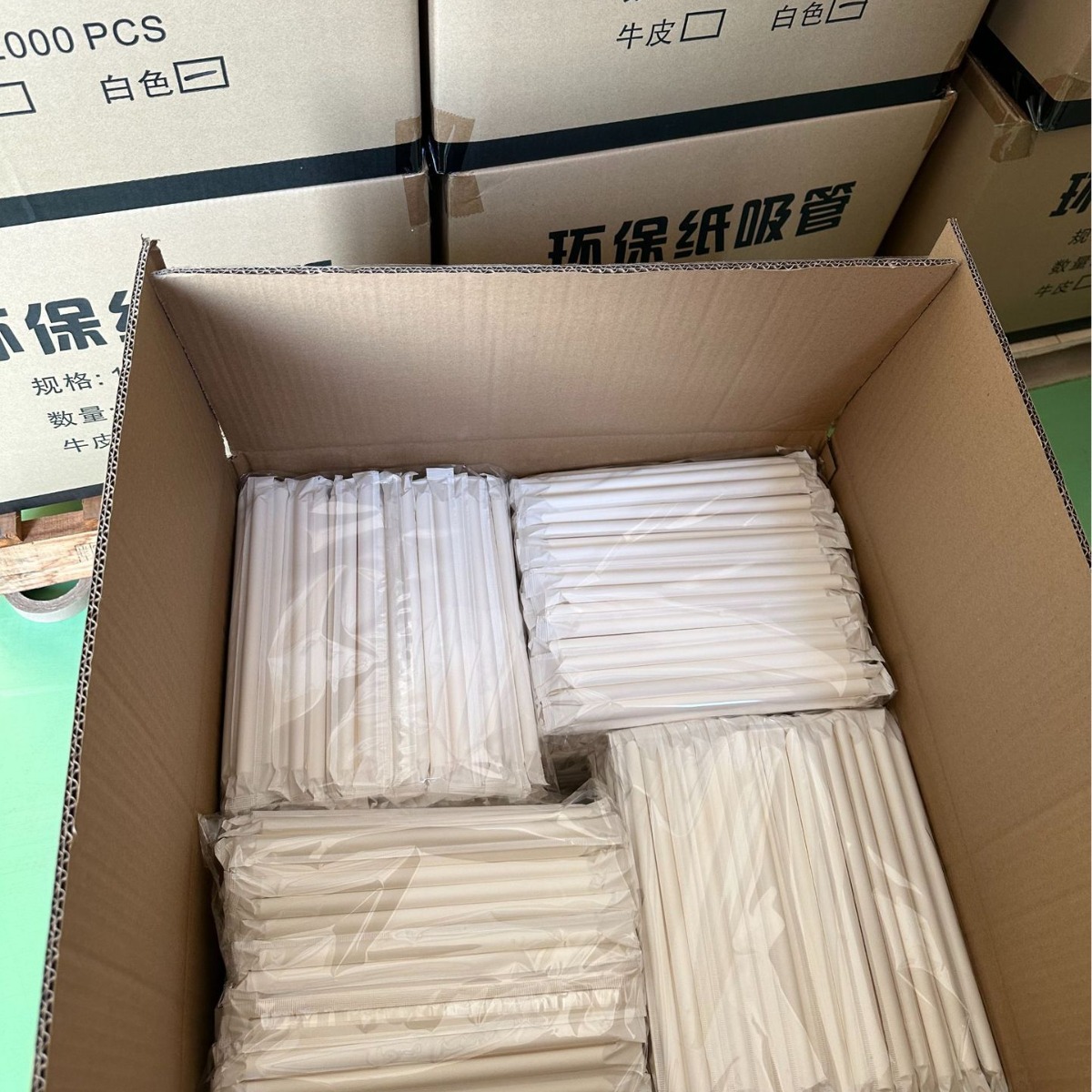 Paper straw disposable eco-degradable straw for milk tea shops, coffee shops, commercial stores
