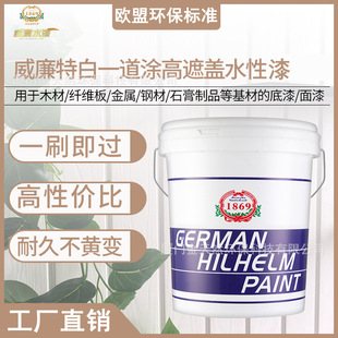 Special White High Coverage Environmentally Friendly Water-Based Paint White Yellowing-Resistant Wood Board Gypsum Board Scrub-Resistant Water-Based White Paint Manufacturer