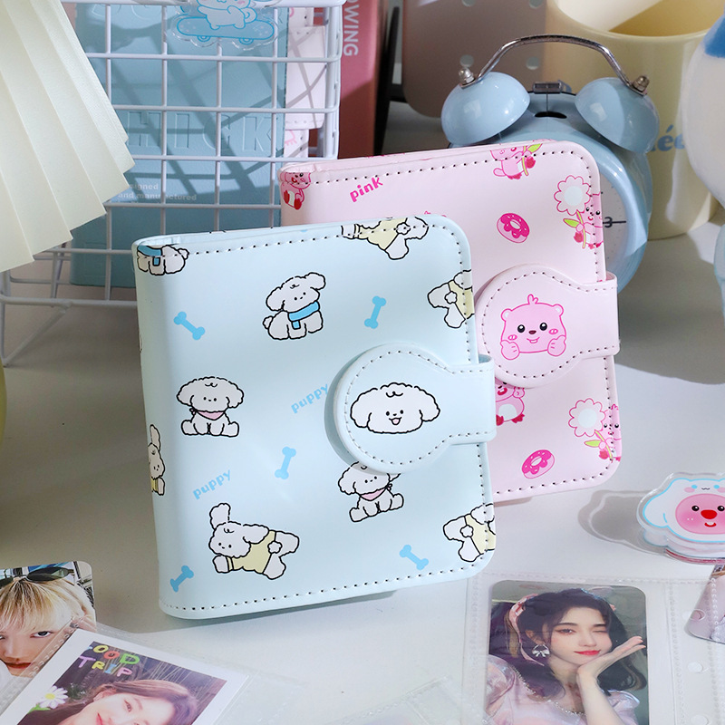 Galería de tarjetas de alto valor de un palacio adorable álbum de fotos pu esta página móvil de chicas persiguiendo estrellas fotografías de 3 pulgadas álbum de almacenamiento de tarjetas pequeñas