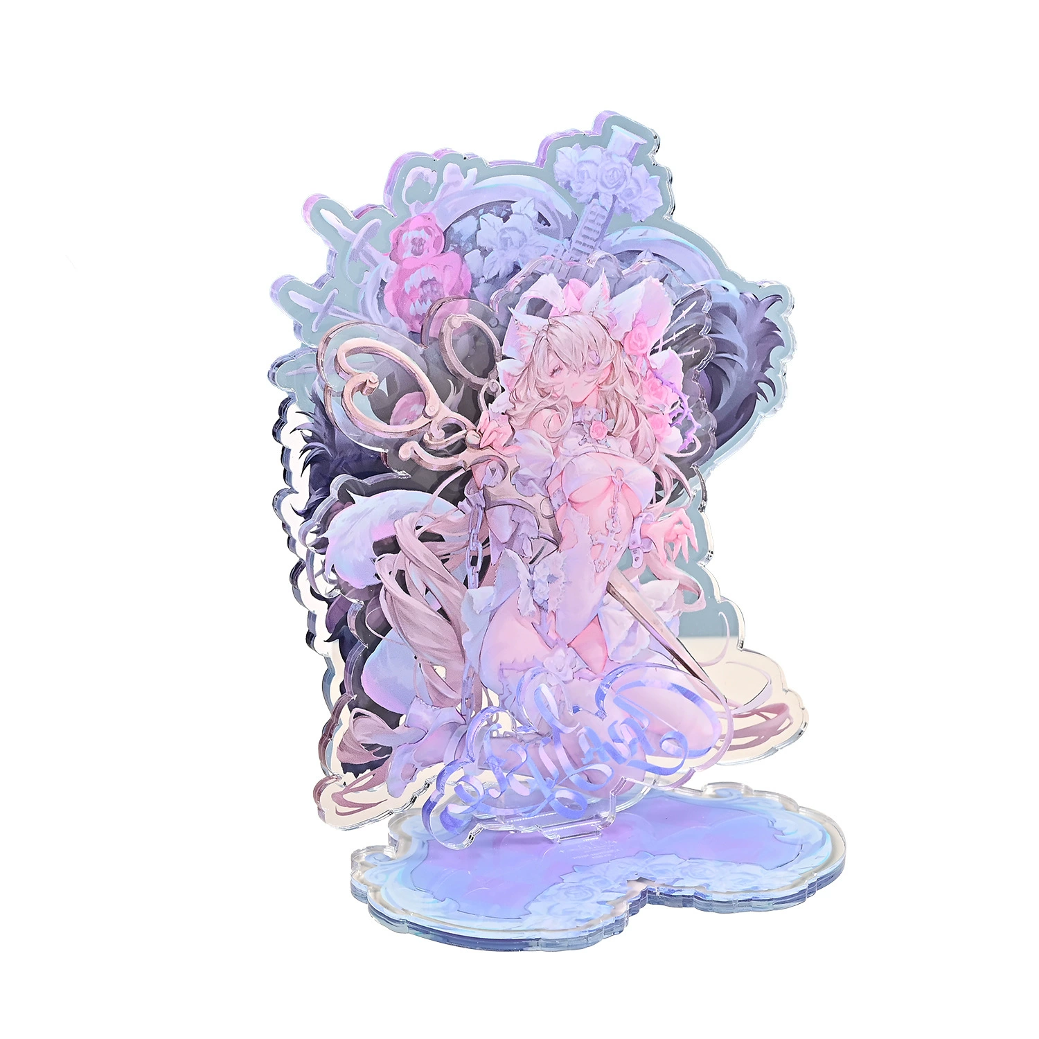 亚克力立牌定制谷美动漫周边桌面摆件透明双面二次元diy创意礼品