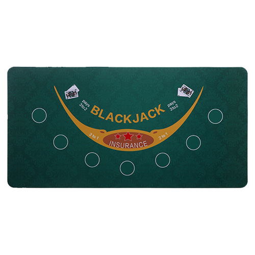 Texas Hold'em square large size rubber non-slip table mat entertainment card mat thickened tablecloth mat game table mat gift