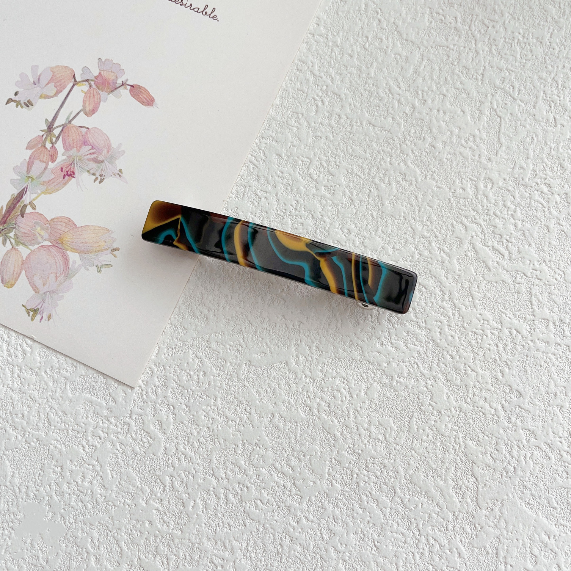 Simple Style, Classic Style Style Women's Simple Style Classic Style Color Block Acetic Acid Sheets Hair Clip