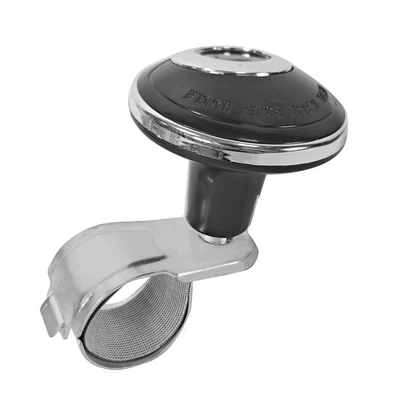 Anti-slip car steering wheel booster 360 ° Rotatable one-hand steering assist device for car modification (Steering wheel booster) - ac-1315blackcar-steering-wheel-booster