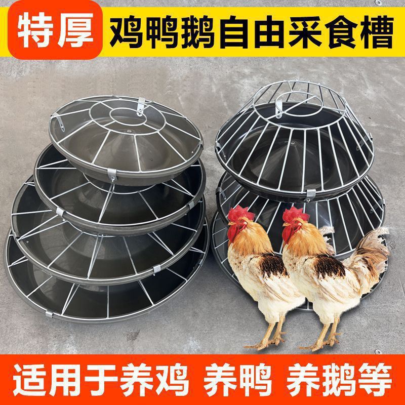 干湿两用喂鸡饲料打不翻鸡鸭盆食槽食槽鹅料鸡大鸡跨境小鸡食槽槽