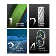 12 braided Japanese raw silk PE line smooth Luya special main line long-range fishing main line weaving net Dalima fishing line