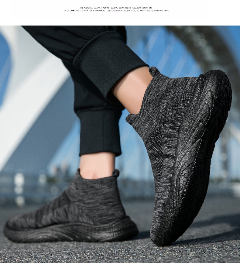 's New Men's Shoes For Autumn Are Breathable Sports Shock-absorbing Couple's Shoes, Mesh Casual Slip-on Loafers,_vogvips.com
