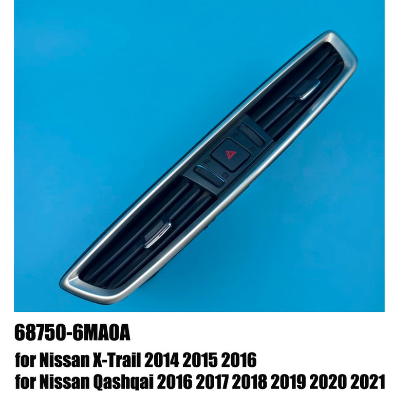 日産キャシュカイ、エクストレイル、インストルメントパネル、エアコン吹き出し口、中央制御計器吹き出し口、中央制御吹き出し口アセンブリに適しています。|undefined