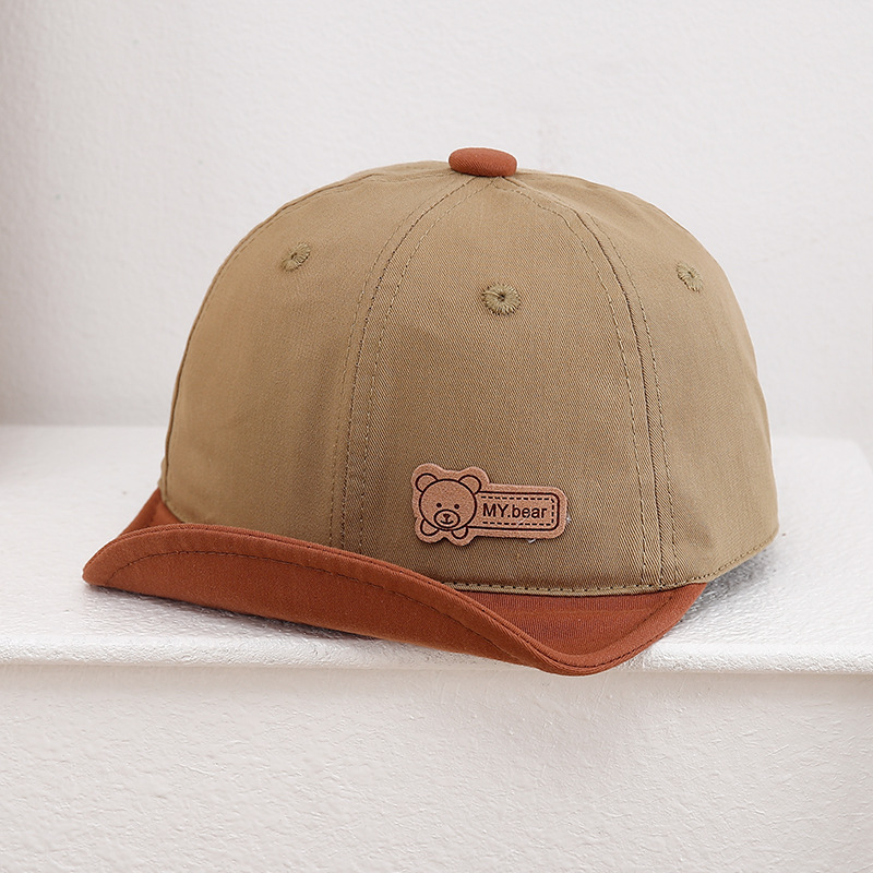 Sombreros para bebés lindos gorras de lengua de goma suave primavera / otoño / invierno gorras de béisbol para bebés varones y niñas sombreros de algodón versátiles