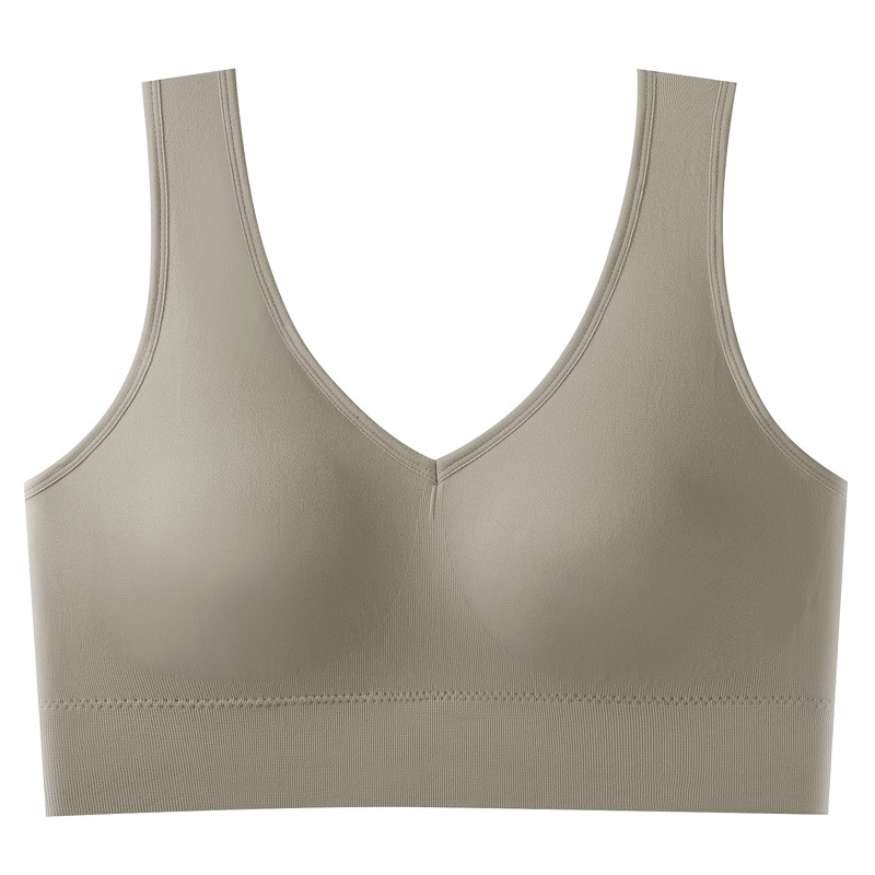 Malla de encaje espalda ropa interior deportiva Sujetador push up pecho más tamaño base tubo superior envuelto chaleco para las mujeres