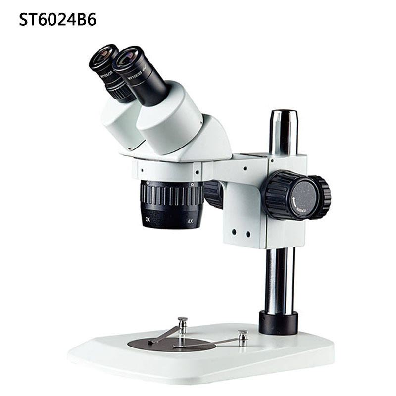 ST6024B6体视显微镜小平板双目两档变倍10X 20X 30X 40X