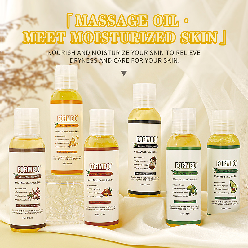 Óleo de massagem corporal FORMBO alivia a pele seca óleo de massagem para cuidados com a pele do corpo vc_voghion.com