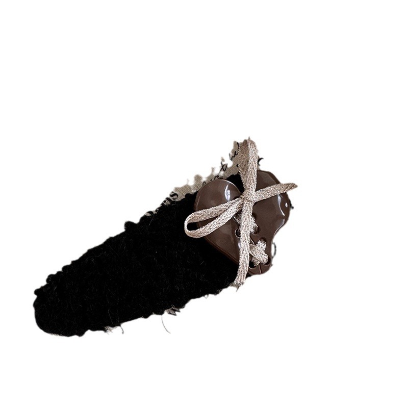 Koreanischen stil herbst und winter Neue gebunden gewinde schöne wolle BB clip spitze bogen haarnadel süße nette pony clip haar zubehör_voghion.com