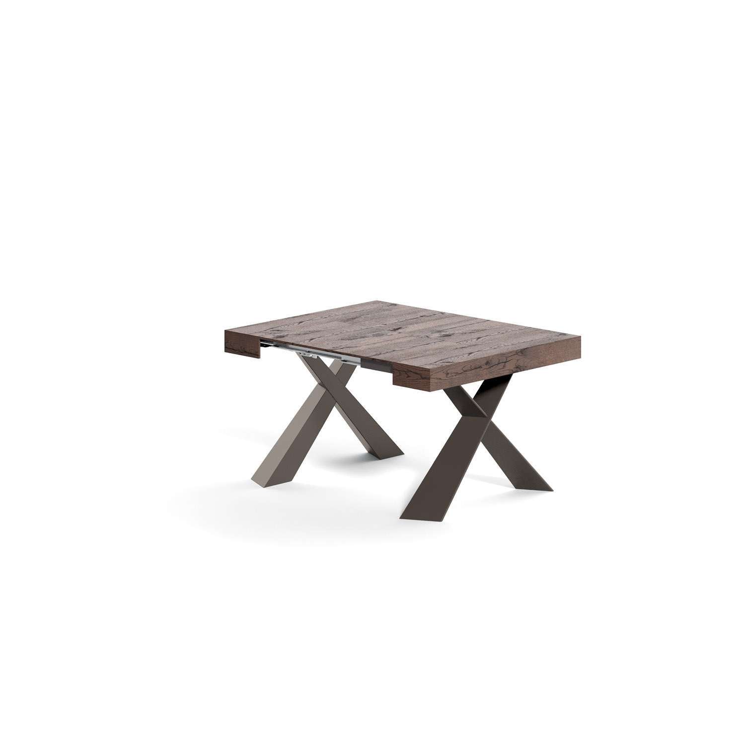 Mesa de comedor multifuncional invisible y plegable pequeño apartamento casa sin espacio mesa de porche telescópica color nogal negro