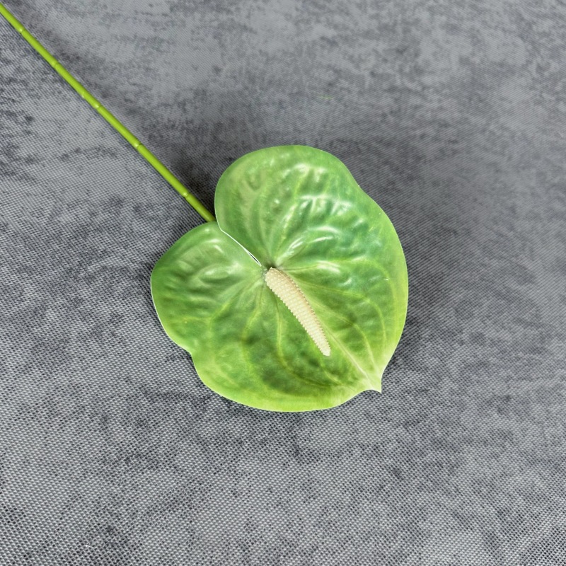 Decoración de Escenarios de Boda con Anturios Simulados, Decoración del Hogar, Accesorios de Fotografía, Adornos de Flores Artificiales en 3D para Venta al por Mayor