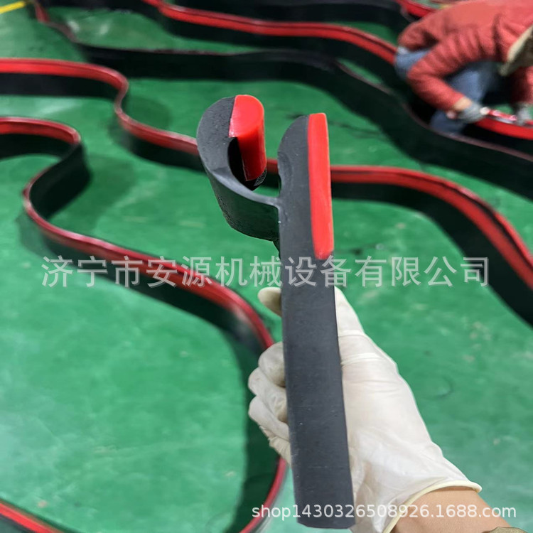 防溢裙板用夹持器  角铝     皮带机密封挡煤皮子