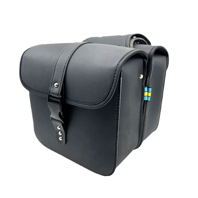 Leather Waterproof Side Bag | Motorcycle Safety Supplies