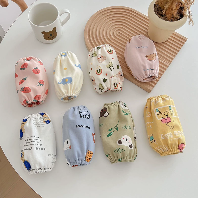 2023 новые детские нарукавники из чистого хлопка осенне-зимние детские нарукавники для маленьких детей Мальчики Девочки дети против грязи