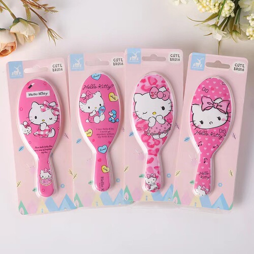 Sanrio Cute Cartoon Massage Comb Girls Hair Accessory Baby Hair Salon Kurome Frozen Air Cushion Hair Comb
