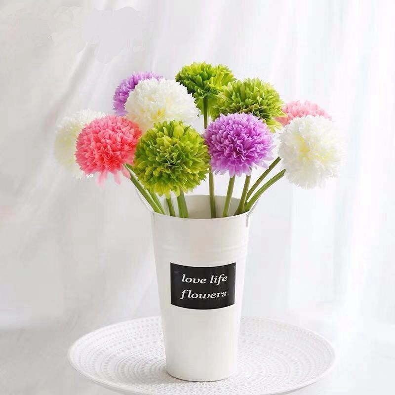 单支绣球花仿真花假花花束摆件家居客厅餐桌摆设装饰花婚庆手捧花